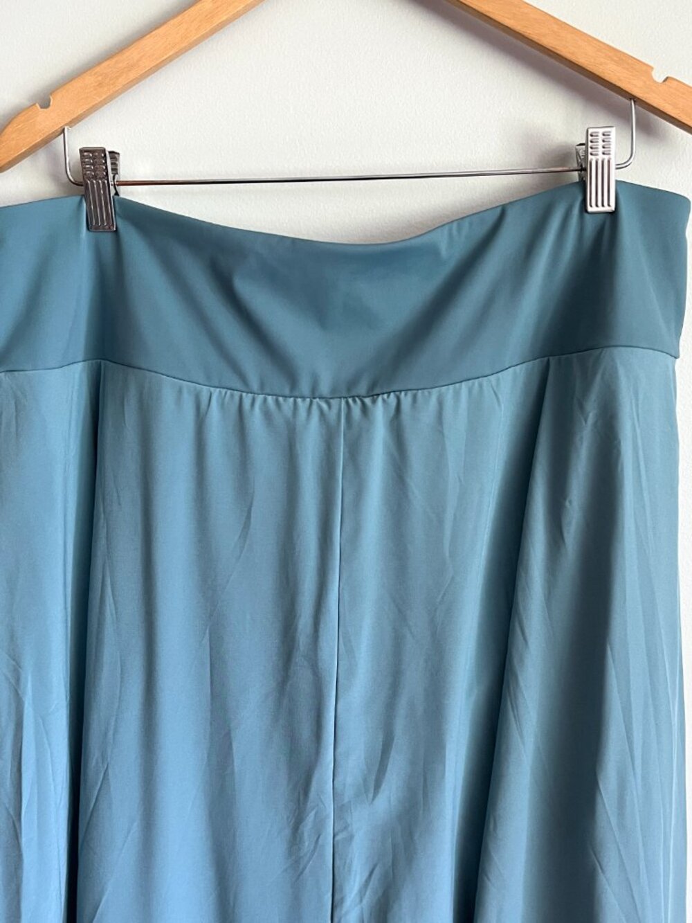 Halara Skort Sz 2X Breezeful Teal Blue Flowy Athletic High Low Skirt Shorts NWT - Picture 8 of 12